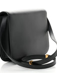 Liege Calfskin Medium Classic Box Flap Bag Anthracite