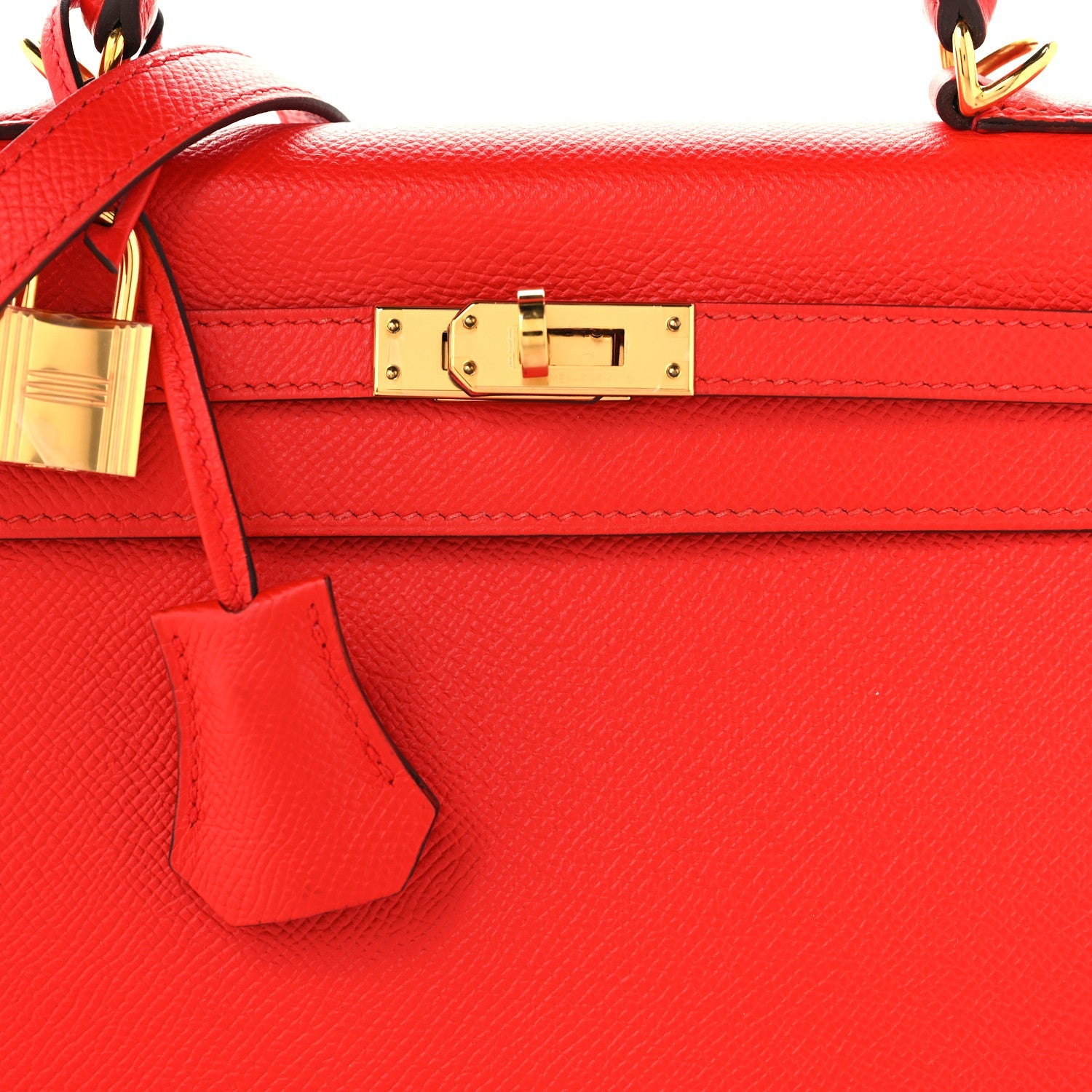 Epsom Kelly Sellier 25 Rouge De Coeur