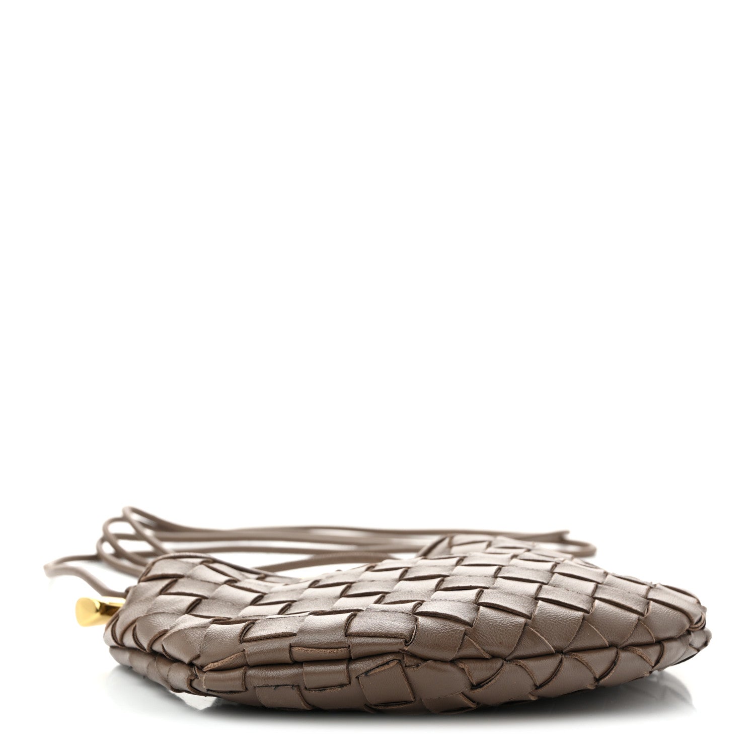 Nappa Intrecciato Mini Sardine Bag Taupe Grey