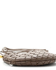 Nappa Intrecciato Mini Sardine Bag Taupe Grey