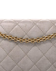Aged Calfskin Quilted 2.55 Reissue 226 Flap Blanc Fonce