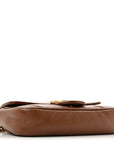 Azalea Calfskin Matelasse Diagonal Super Mini GG Marmont Shoulder Bag Cuir