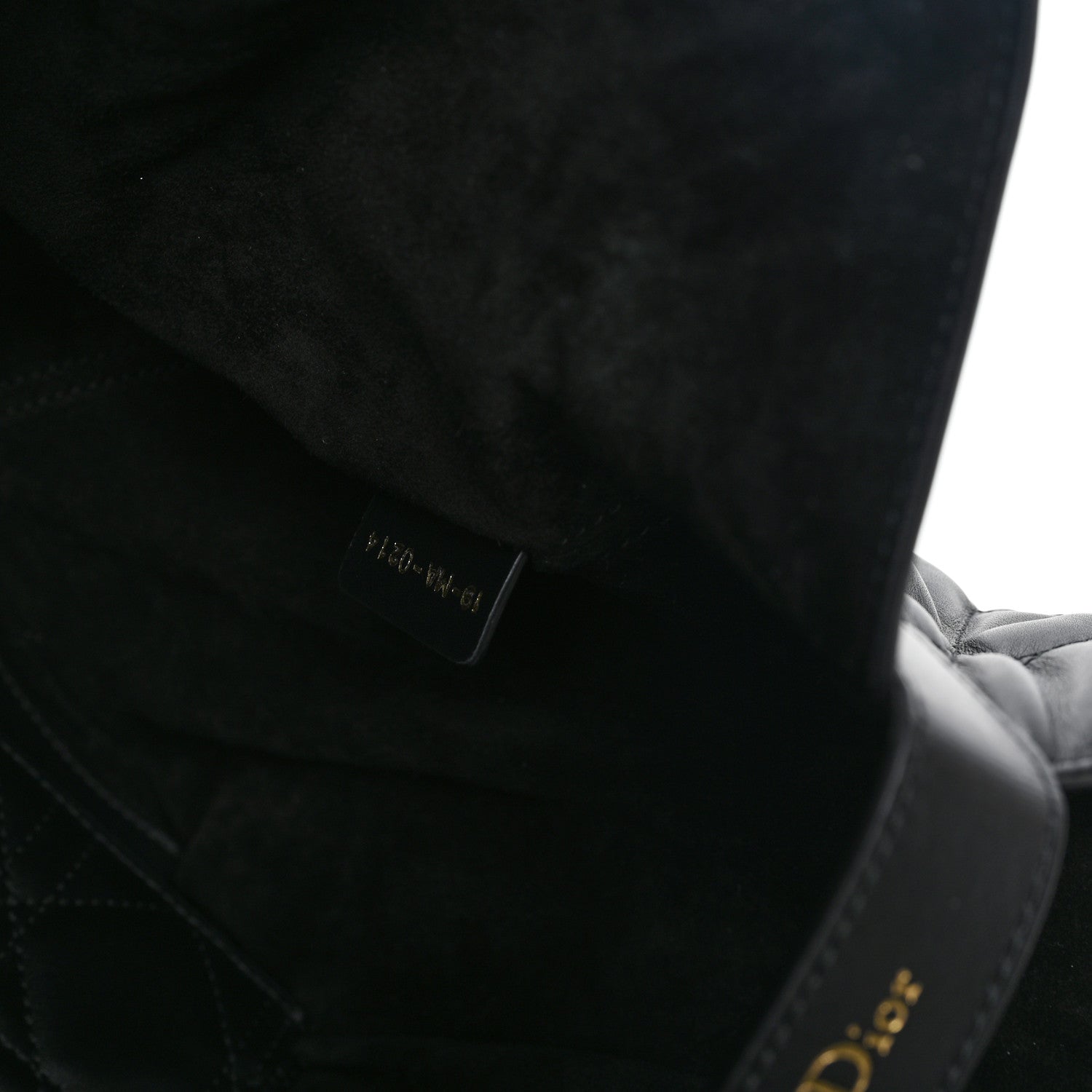 Calfskin Macrocannage Large Toujours Black