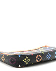 Monogram Multicolor Pochette Accessories Black