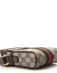 GG Supreme Monogram Web Mini Ophidia Messenger Brown