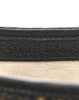 Jacquard Black Denim GG Monogram Textured Dollar Calfskin Mini Jackie 1961 Hobo Black Ivory