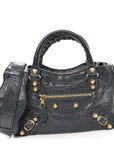 Agneau Giant 12 Gold Hardware Mini City Anthracite