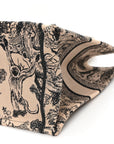 Canvas Embroidered Medium D1ORiviera Toile De Jouy Book Tote Black
