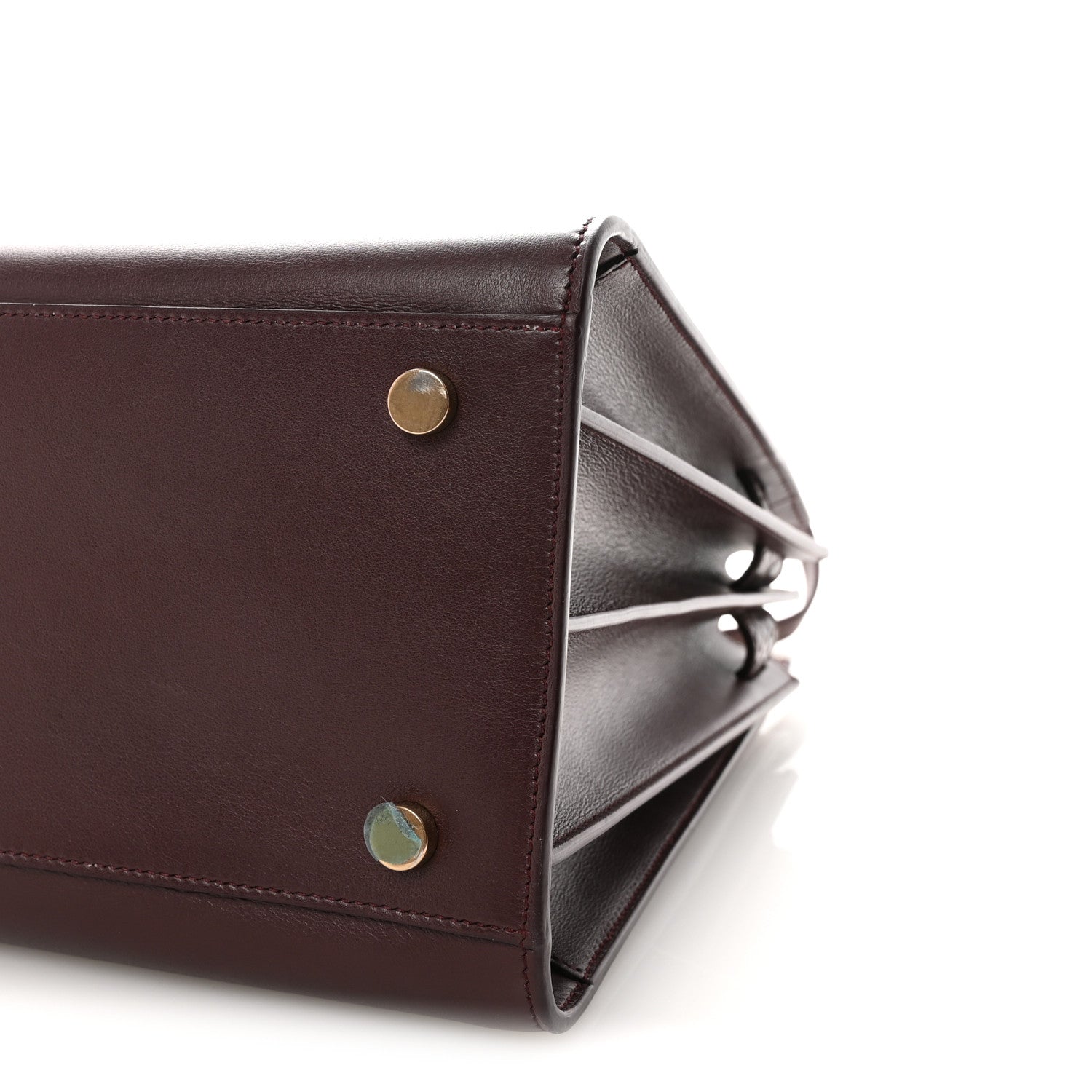 Calfskin Snakeskin Small Sac De Jour Burgundy