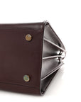 Calfskin Snakeskin Small Sac De Jour Burgundy