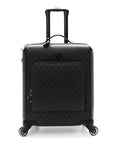 GG Supreme Monogram Calfskin Carry On Trolley Black