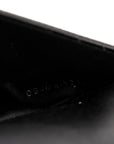 Satin Crystal Mini Saddle Bag Black