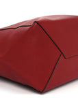 Soft Grained Calfskin Medium Belt Cabas Phantom Coquelicot