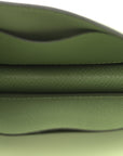 Epsom Constance Slim Wallet Vert Criquet