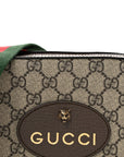 GG Supreme Monogram Web Neo Vintage Shoulder Bag Beige New Acero Crop