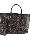 Coated Canvas Coco Small Tote Black