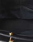 Calfskin Cerf Executive Shopper Tote Black
