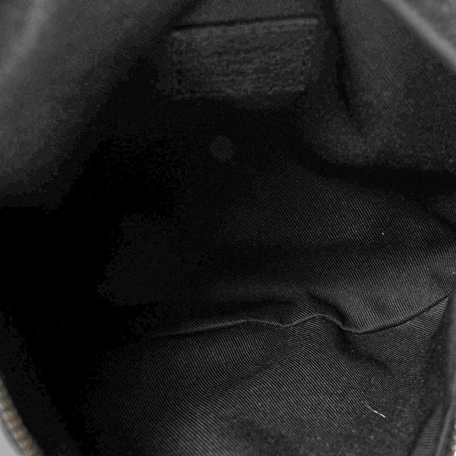 Calfskin Monogram Shadow Discovery Bumbag Black