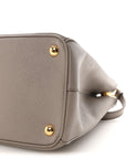 Saffiano Lux Large Galleria Double Zip Tote Argilla