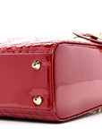 Patent Cannage Small Lady D1OR Cherry Red