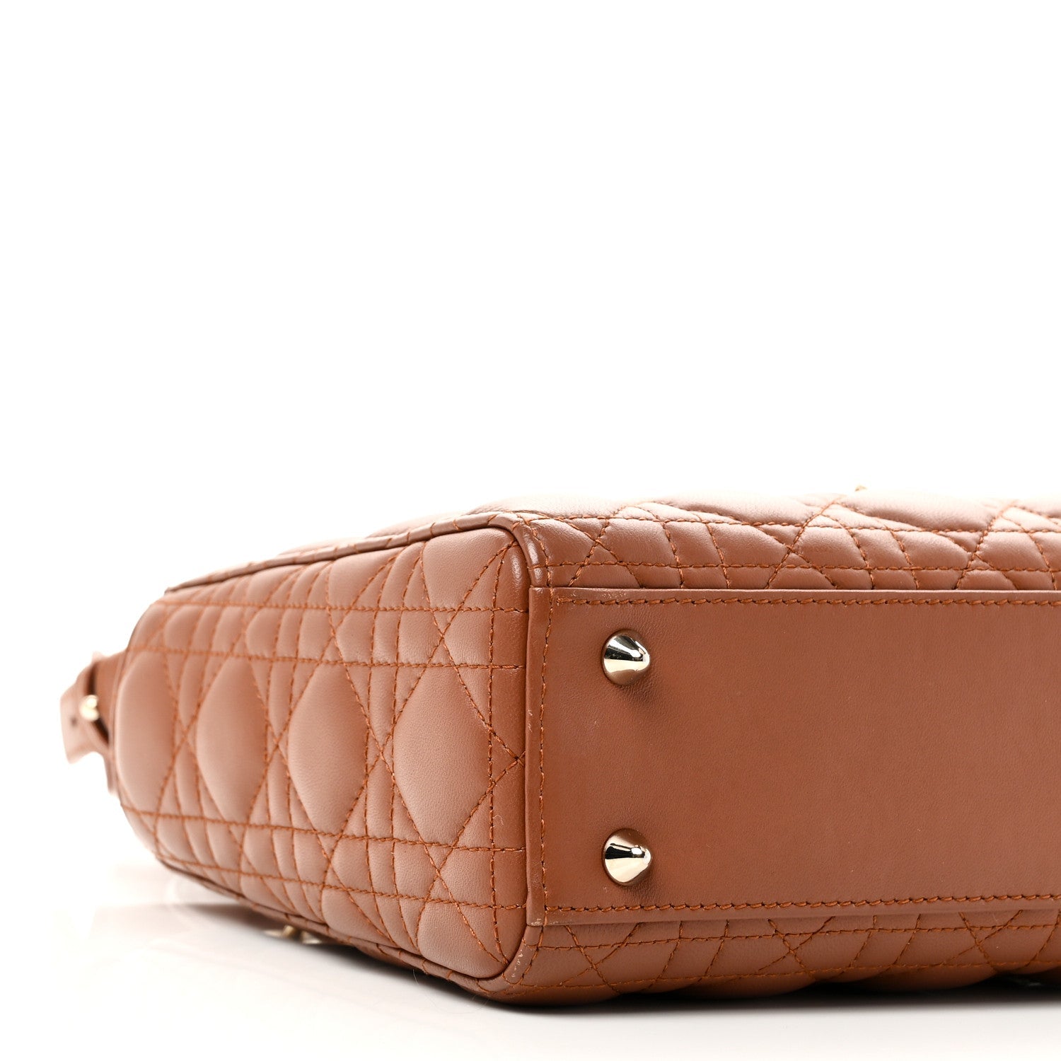 Calfskin Cannage Small My ABCD1OR Lady D1OR Tan