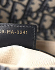 Oblique Saddle Bag Blue