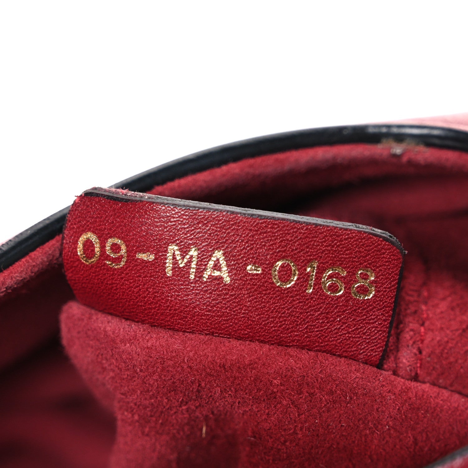 Calfskin Mini Saddle Bag Red