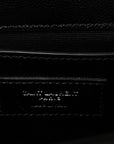 Grain De Poudre Small Monogram Monochrome Kate Satchel Black