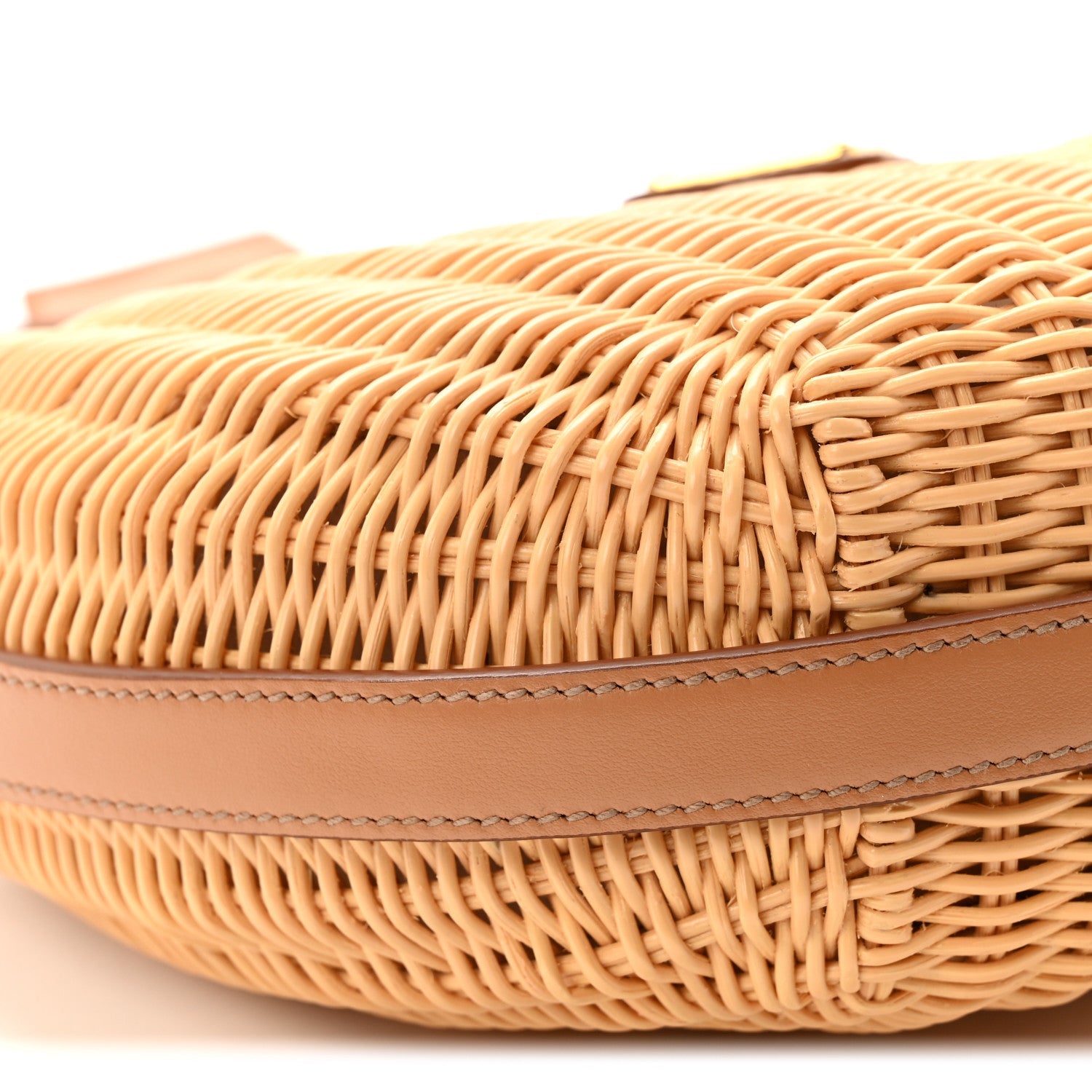 Wicker Arque Shoulder Bag Natural