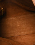 Grained Calfskin Small Sac De Jour Saddle Brown