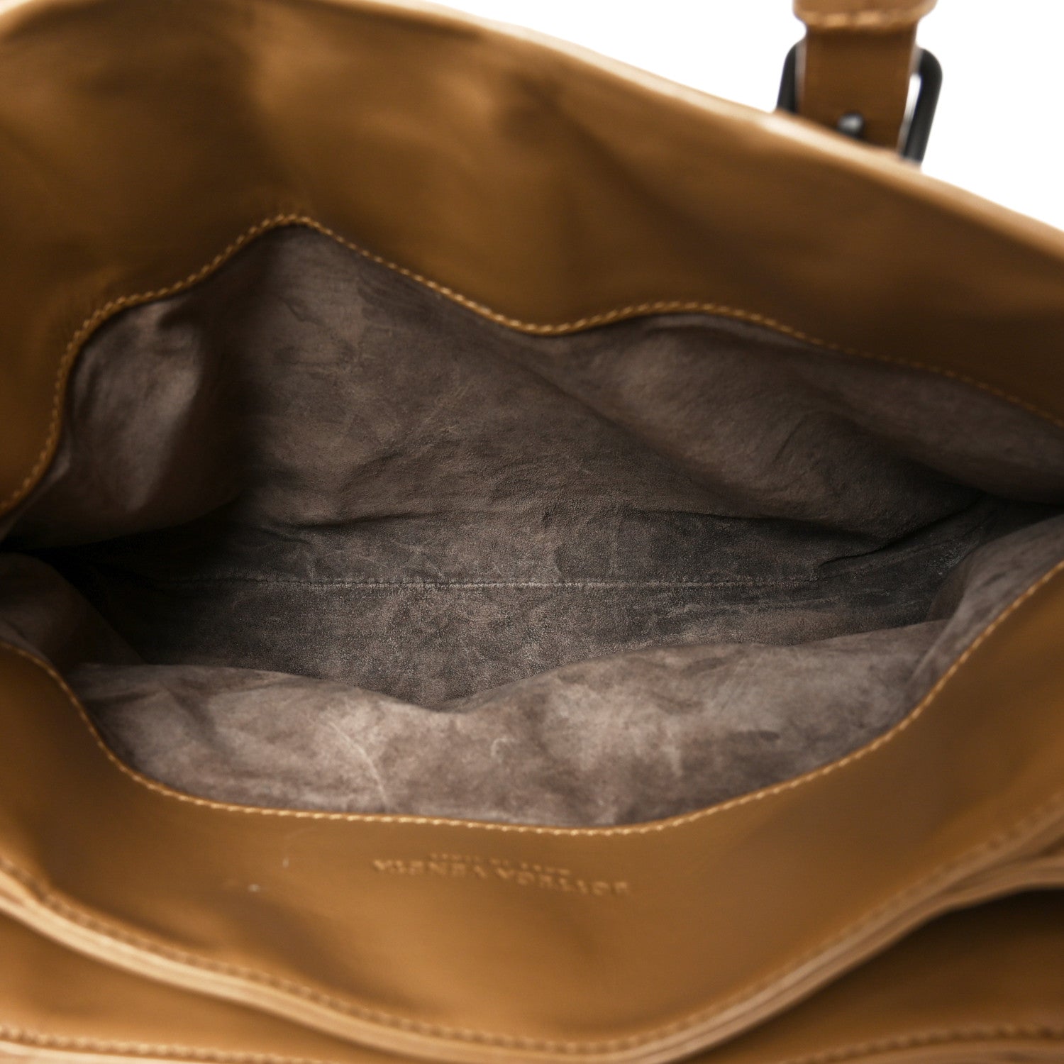 Nappa Intrecciato Small Roma Tote New Cigar