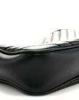 Calfskin Matelasse Monogram Lou Camera Bag Black