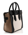 Bullhide Calfskin Nubuck Micro Tri-Color Luggage White Khaki