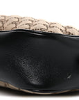 Monogram Matelasse Diagonal Small GG Marmont Chain Shoulder Bag Beige Black