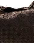Suede Intrecciato Small Hop Fondant