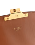Triomphe Canvas Calfskin Medium Triomphe Bag Tan