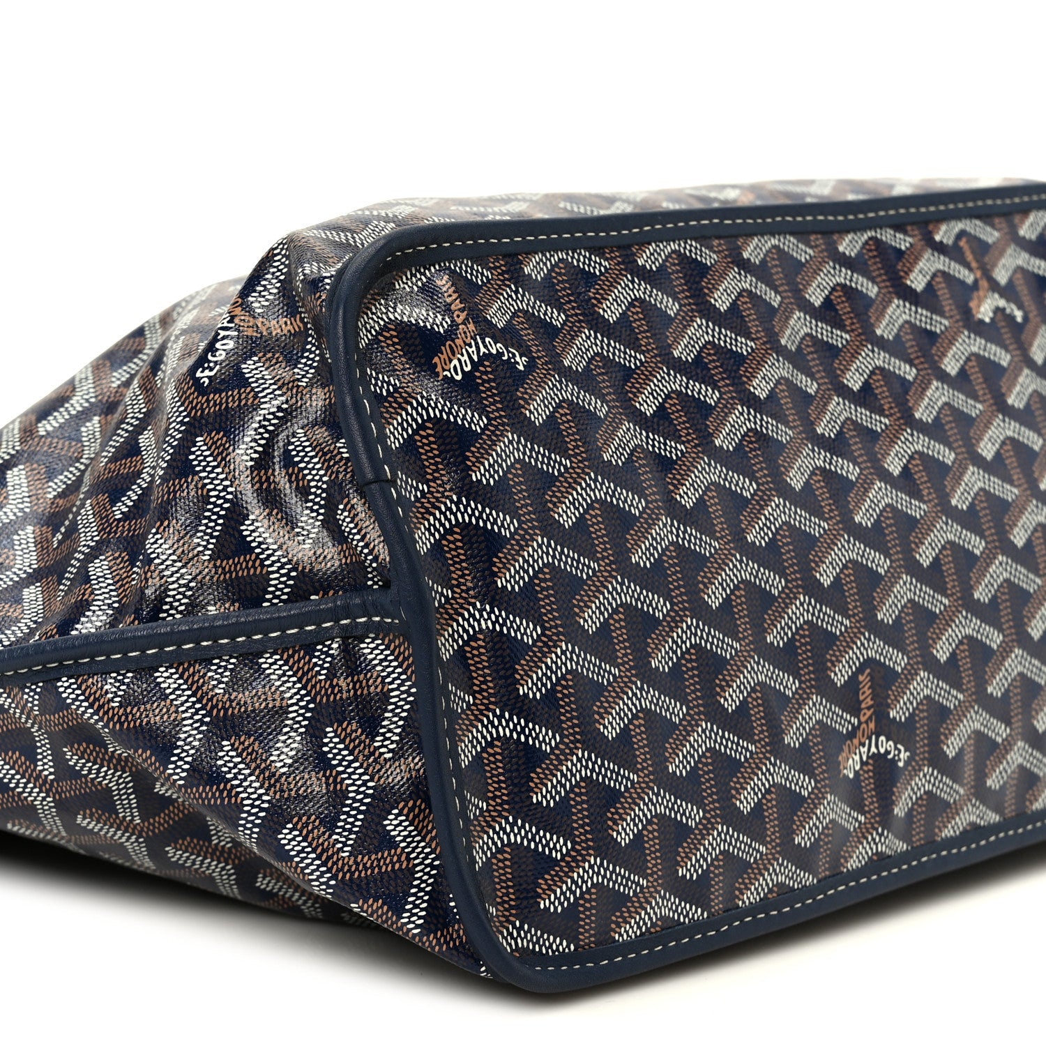 Goyardine Reversible Anjou PM Navy