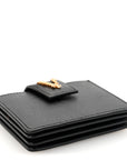 Saffiano Virtus Accordion Wallet Black