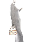 Monogram Multicolor Pochette Accessories White
