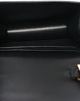 Vitello Mini Virtus Chain Clutch Black