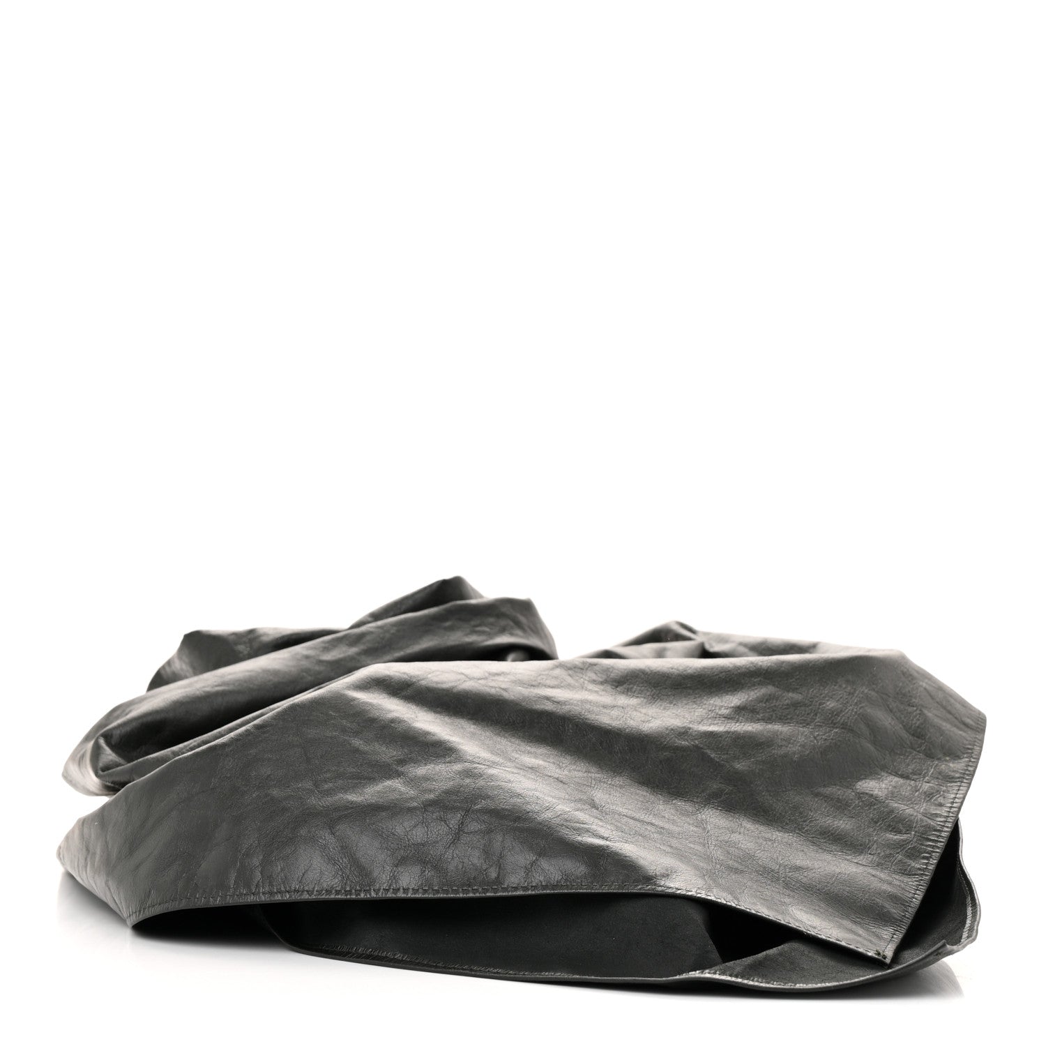 Calfskin Foulard Shoulder Bag Dark Green