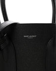 Grained Calfskin Small Sac De Jour Black