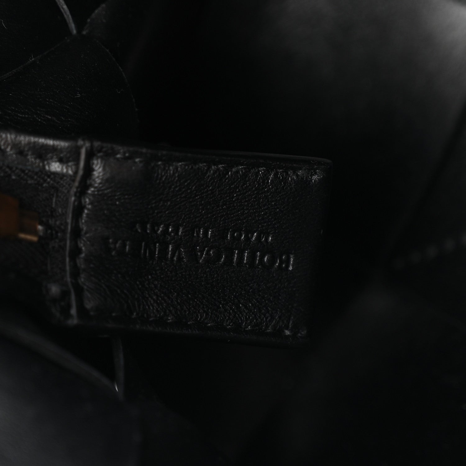 Lambskin Maxi Intrecciato Small Cassette Camera Bag Black