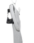 Saffiano Lux Re-Edition 2005 Shoulder Bag Black