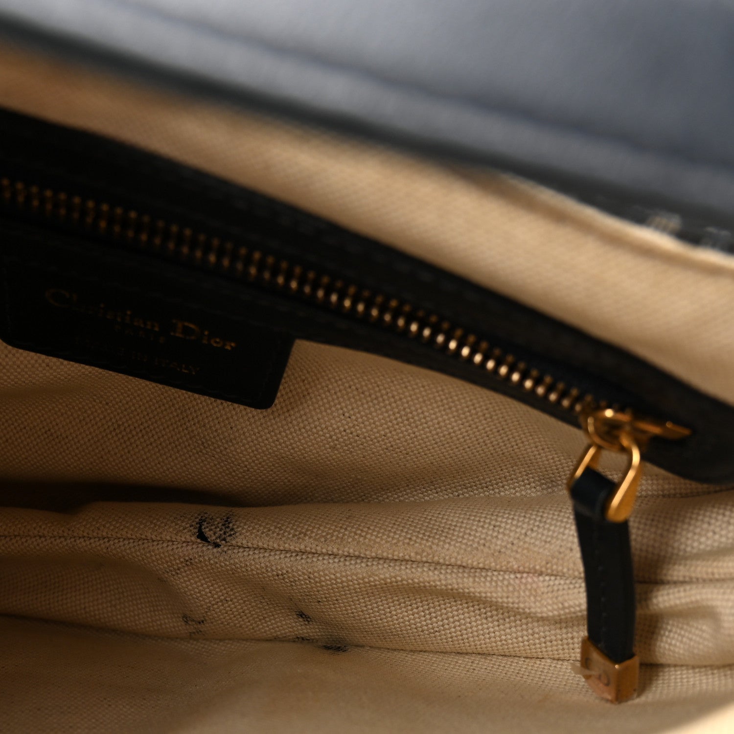 Oblique Saddle Bag Blue