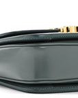 Shiny Calfskin Teen Triomphe Petrol