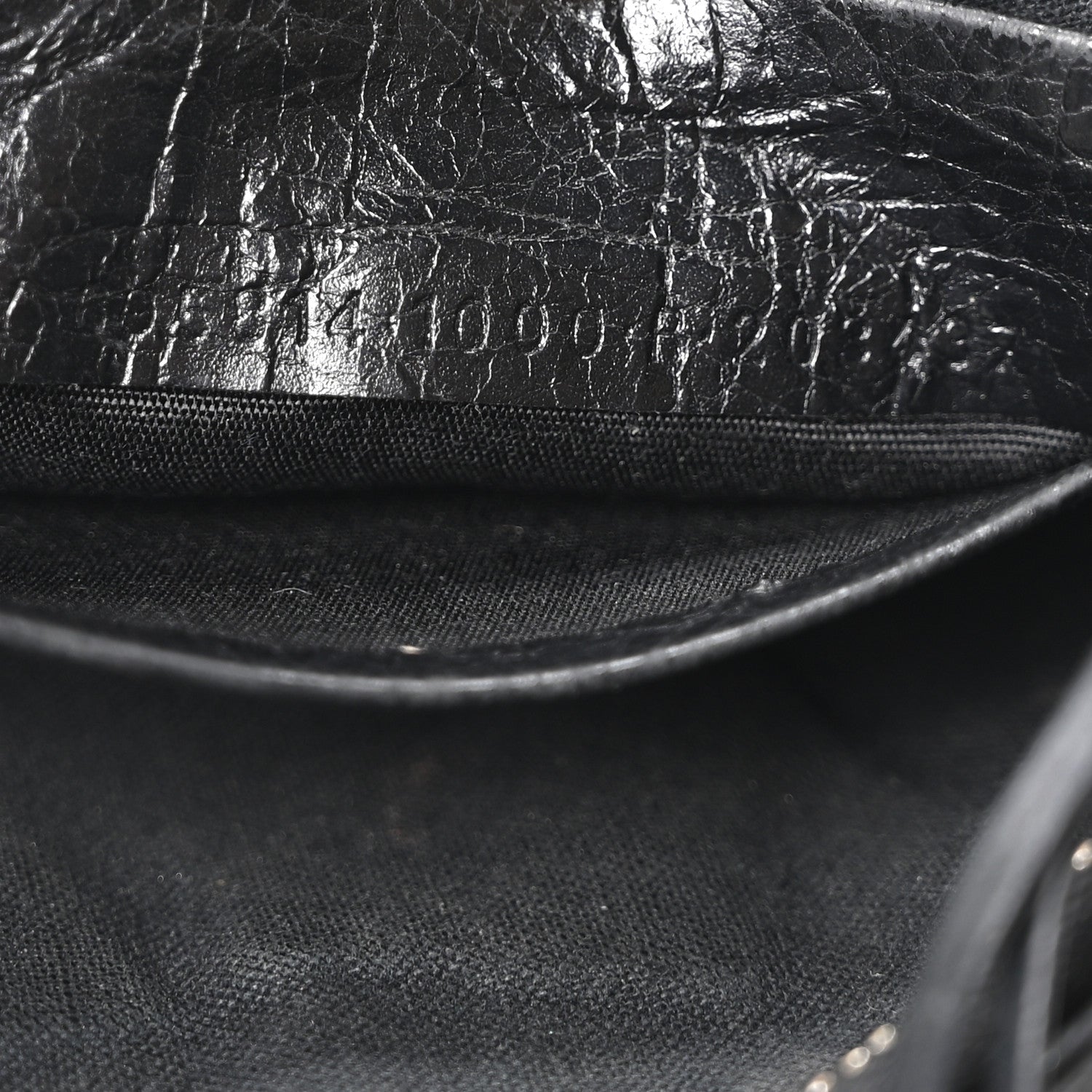 Agneau Arena Le Cagole Mini Purse With Chain Black