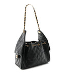 Caviar Quilted Small CHNL 25 Handbag Black