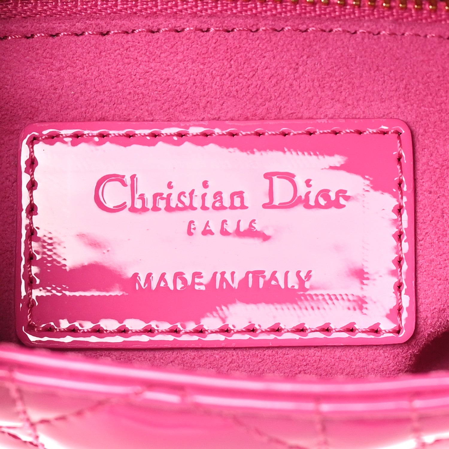 Patent Cannage Mini Lady D1OR Pink