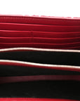 Velvet GG Monogram Mini Dionysus Chain Wallet Red Cipria